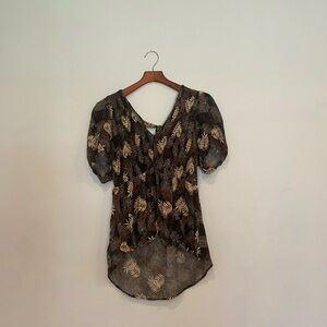 Women's Alice Blue 3X Blose Floral